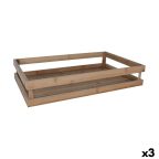   Tárolódoboz fedéllel Inde Bambusz 53 x 32,5 x 10 cm (3 egység) MOST 89749 HELYETT 30814 Ft-ért!