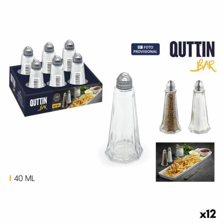 Fűszertartó Quttin Bar 40 ml 4,5 x 11 cm (6 Darabok) (12 egység) MOST 37774 HELYETT 20620 Ft-ért!