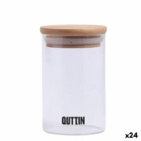   Átlátszó üvegedény Quttin    6,5 x 11 cm Szilikon 250 ml (24 egység) MOST 30628 HELYETT 22174 Ft-ért!