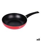   Wok Serpenyő Quttin Infinity Piros 28,3 x 47 x 10 cm MOST 88867 HELYETT 47068 Ft-ért!