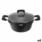   Lábas üveg fedéllel Quttin Grand Chef 3 mm 37 x 24 x 13 cm (4 egység) MOST 98473 HELYETT 52194 Ft-ért!