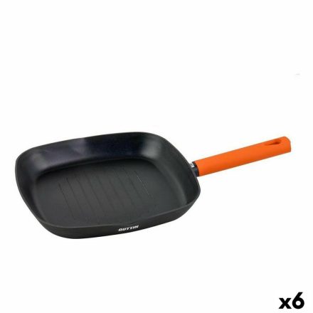 Grillserpenyő Quttin Gastro Fekete Narancszín 47 x 29,7 x 4 cm (6 egység) MOST 103439 HELYETT 54840 Ft-ért!