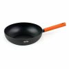 Wok Serpenyő Quttin Gastro Fekete Narancszín 47 x 29 x 8 cm (6 egység) MOST 106687 HELYETT 56559 Ft-ért!