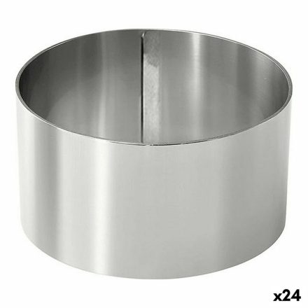 Galvanizáló szerszám Ezüst színű Rozsdamentes acél 10 cm 0,8 mm (24 egység) (10 x 4,5 cm) MOST 21532 HELYETT 12898 Ft-ért!