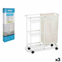   Fürdőszoba polcok Confortime Laundry Bag Fém 69 x 22,5 x 75 cm (3 egység) (69 x 22.5 x 75 cm) MOST 89656 HELYETT 27283 Ft-ért!