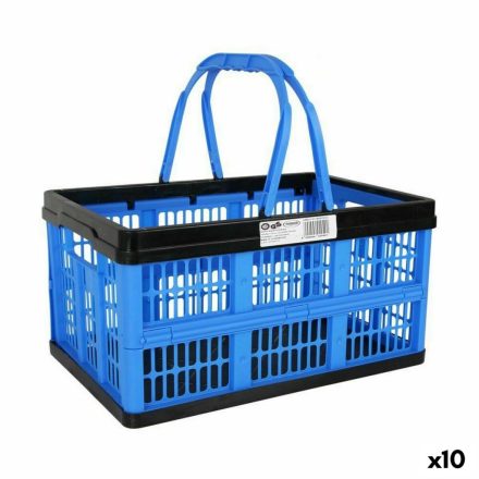 Összecsukható doboz fülekkel Tontarelli Voilà Kék 16 L 39 x 25,5 x 21 cm (10 egység) MOST 52825 HELYETT 30252 Ft-ért!