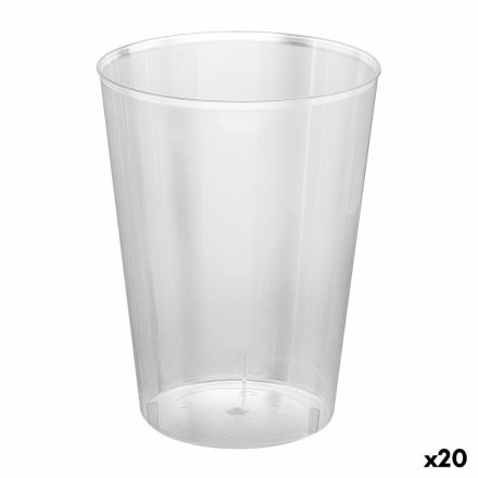 Újrafelhasználható poharak készlete Algon Almabor Átlátszó 10 Darabok 480 ml (20 egység) MOST 34186 HELYETT 18974 Ft-ért!