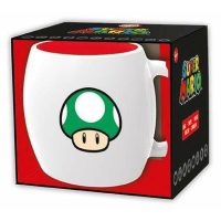   Csésze Dobozzal Super Mario 1-UP Kerámia 360 ml MOST 8577 HELYETT 5134 Ft-ért!