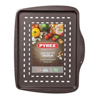   Tepsi Pizza Pyrex Asimetria Horganyzott acél (37 cm) MOST 14285 HELYETT 8549 Ft-ért!