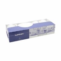   Csésze Szett Alátétekkel Luminarc 04998 (12 pcs) Fehér Üveg 220 ml (12 Darabok) MOST 22685 HELYETT 15642 Ft-ért!