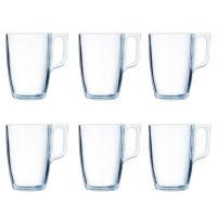   Bögre Szett Luminarc Nuevo (6 pcs) Átlátszó Üveg 400 ml (6 Darabok) MOST 16126 HELYETT 11120 Ft-ért!