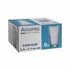   Üveg Arcoroc Conique Átlátszó Üveg (6 egység) (8 cl) MOST 10550 HELYETT 5920 Ft-ért!