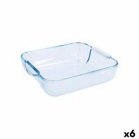   Szervírozótányér Pyrex Classic Négyzetben Átlátszó Üveg 25 x 22 x 6 cm (6 egység) MOST 63800 HELYETT 48011 Ft-ért!