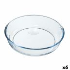   Süteményforma Pyrex Classic Vidrio Átlátszó Üveg Kerek 26 x 26 x 6 cm 6 egység MOST 71705 HELYETT 53963 Ft-ért!