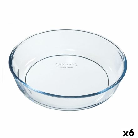 Süteményforma Pyrex Classic Vidrio Átlátszó Üveg Kerek 26 x 26 x 6 cm 6 egység MOST 71705 HELYETT 53963 Ft-ért!