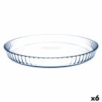   Süteményforma Pyrex Classic Vidrio Átlátszó Üveg Sík Kerek 31 x 31 x 4 cm 6 egység MOST 72084 HELYETT 54244 Ft-ért!