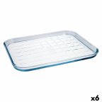   Téglalap alakú sütőforma Pyrex Classic Vidrio Átlátszó Üveg 33 x 27 x 2 cm Sík (6 egység) MOST 68704 HELYETT 51698 Ft-ért!