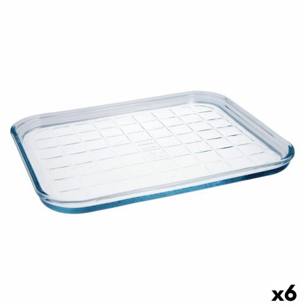 Téglalap alakú sütőforma Pyrex Classic Vidrio Átlátszó Üveg 33 x 27 x 2 cm Sík (6 egység) MOST 67203 HELYETT 50574 Ft-ért!