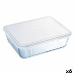   Négyszögletes uzsonnás doboz fedéllel Pyrex Cook & Freeze 19 x 14 x 5 cm 800 ml Átlátszó Szilikon Üveg (6 egység) MOST 54604 HELYETT 41090 Ft-ért!