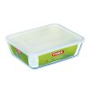 Négyszögletes uzsonnás doboz fedéllel Pyrex Cook & Freeze 25 x 20 cm Átlátszó Szilikon Üveg 2,6 L (6 egység) MOST 85835 HELYETT 64596 Ft-ért!