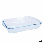   Kemencés ételeknek való tartó Pyrex Classic Vidrio Átlátszó Üveg Négyszögletes 35 x 23 x 6 cm (6 egység) MOST 93531 HELYETT 70383 Ft-ért!