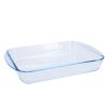 Kemencés ételeknek való tartó Pyrex Classic Vidrio Átlátszó Üveg Négyszögletes 35 x 23 x 6 cm (6 egység) MOST 89934 HELYETT 67679 Ft-ért!