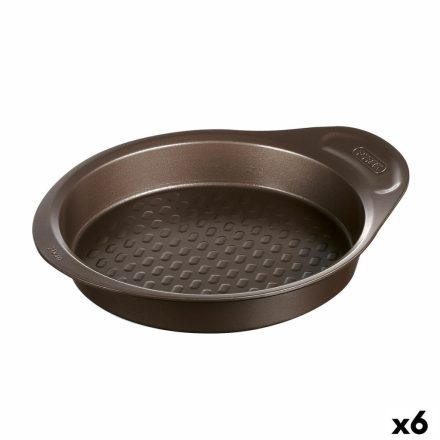 Süteményforma Pyrex Asimetria Fekete Fém Kerek Ø 26 cm 6 egység MOST 59616 HELYETT 44861 Ft-ért!