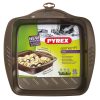 Sütőforma Pyrex Asimetria Négyzetben Fekete Fém 24 x 24 cm (6 egység) MOST 64775 HELYETT 48746 Ft-ért!