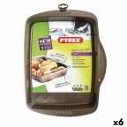   Téglalap alakú sütőforma Pyrex Asimetria Fekete Fém 35 x 27 cm Négyszögletes (6 egység) MOST 72811 HELYETT 54790 Ft-ért!