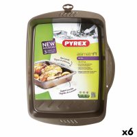   Téglalap alakú sütőforma Pyrex Asimetria Fekete Fém 35 x 27 cm Négyszögletes (6 egység) MOST 71225 HELYETT 53599 Ft-ért!