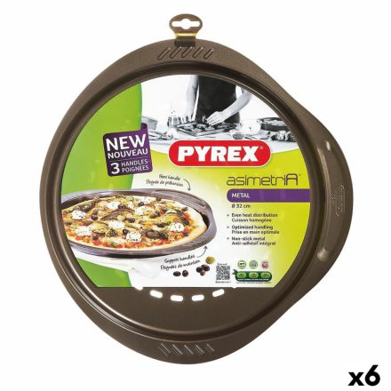 Pizzaforma Pyrex Asimetria Fém Ø 32 cm (6 egység) MOST 54883 HELYETT 41305 Ft-ért!