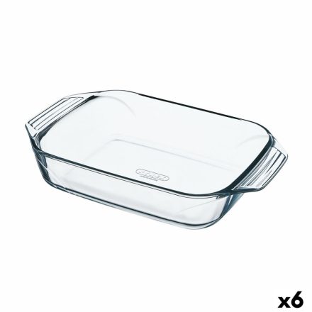 Kemencés ételeknek való tartó Pyrex Irresistible Átlátszó Üveg Négyszögletes 27,5 x 16,9 x 6 cm (6 egység) MOST 59833 HELYETT 45026 Ft-ért!