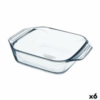   Szervírozótányér Pyrex Irresistible Négyzetben Átlátszó Üveg 6 egység 29,2 x 22,7 x 6,8 cm MOST 74590 HELYETT 56129 Ft-ért!