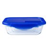 Hermetikus ebéddoboz Pyrex Cook & Go 20,5 x 15,5 x 6 cm Kék 800 ml Üveg (6 egység) MOST 45424 HELYETT 34179 Ft-ért!