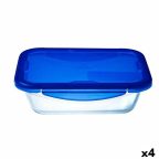   Hermetikus ebéddoboz Pyrex Cook&go 30 x 23 cm 3,3 L Négyszögletes Kék Üveg (4 egység) MOST 53026 HELYETT 39908 Ft-ért!