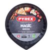 Süteményforma Pyrex Magic Fekete Fém Sík Kerek Ø 27 cm 6 egység MOST 43846 HELYETT 32996 Ft-ért!