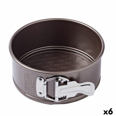 Tavaszforma Sütő Pyrex Asimetria Kerek Fekete Fém Ø 14 cm (6 egység) MOST 57033 HELYETT 42918 Ft-ért!