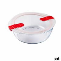   Hermetikus ebéddoboz Pyrex Cook&heat 26 x 23 x 8 cm 2,3 L Piros Üveg (6 egység) MOST 75092 HELYETT 56510 Ft-ért!