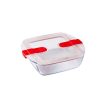 Hermetikus ebéddoboz Pyrex Cook&heat 1 L 20 x 17 x 6 cm Piros Üveg (6 egység) MOST 54689 HELYETT 41157 Ft-ért!