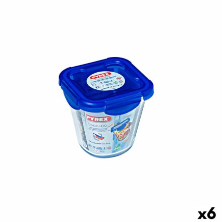 Hermetikus ebéddoboz Pyrex Cook & go Átlátszó Üveg (800 ml) (6 egység) MOST 48177 HELYETT 36254 Ft-ért!