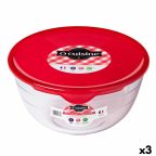   Kerek ebéddoboz fedéllel Ô Cuisine Prep&store Ocu Piros 2 L 22 x 22 x 11 cm Üveg (3 egység) MOST 24131 HELYETT 16635 Ft-ért!