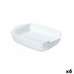   Szervírozótányér Pyrex Signature Fehér Kerámia Négyszögletes 25 x 19 x 7 cm (6 egység) MOST 67567 HELYETT 50846 Ft-ért!