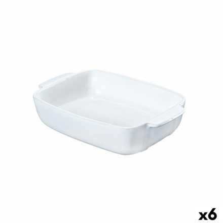 Szervírozótányér Pyrex Signature Fehér Kerámia Négyszögletes 25 x 19 x 7 cm (6 egység) MOST 67567 HELYETT 50846 Ft-ért!