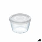   Kerek ebéddoboz fedéllel Pyrex Cook&freeze 600 ml 12 x 12 x 9 cm Átlátszó Üveg Szilikon (8 egység) MOST 56027 HELYETT 42165 Ft-ért!