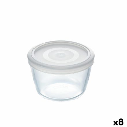 Kerek ebéddoboz fedéllel Pyrex Cook&freeze 600 ml 12 x 12 x 9 cm Átlátszó Üveg Szilikon (8 egység) MOST 54187 HELYETT 40776 Ft-ért!