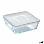   Négyzet alakú ebéd doboz fedéllel Pyrex Cook & Freeze 2 L 19 x 19 cm Átlátszó Szilikon Üveg (4 egység) MOST 50273 HELYETT 37833 Ft-ért!