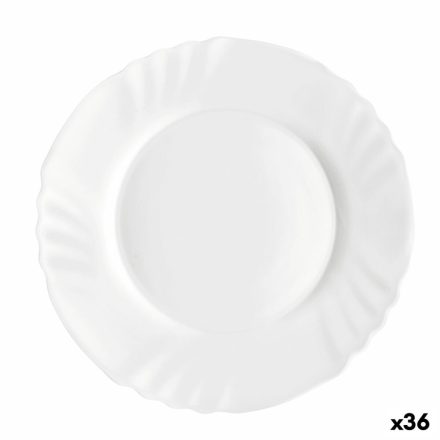 Desszert tányér Bormioli Rocco Ebro Fehér Üveg (20 cm) (36 Rgység) MOST 30411 HELYETT 21455 Ft-ért!