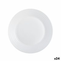   Desszert tányér Luminarc Harena Fehér Üveg (19 cm) (24 egység) MOST 28439 HELYETT 20066 Ft-ért!