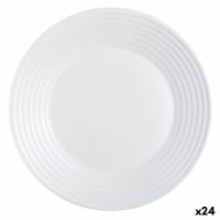   Lapostányér Luminarc Harena Fehér Üveg (Ø 27 cm) (24 egység) MOST 39066 HELYETT 27556 Ft-ért!