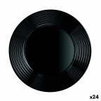   Lapos Tányér Luminarc Harena Negro Fekete Üveg 25 cm (24 egység) MOST 28779 HELYETT 20305 Ft-ért!